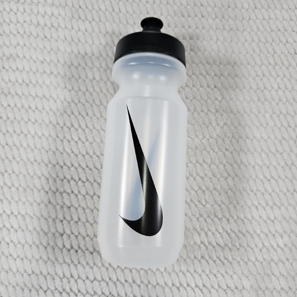 Nike Accessories - NEW Nike 2.0 Clear Black Swoosh Big Mouth Sport Squeeze Water Bottle 22 oz